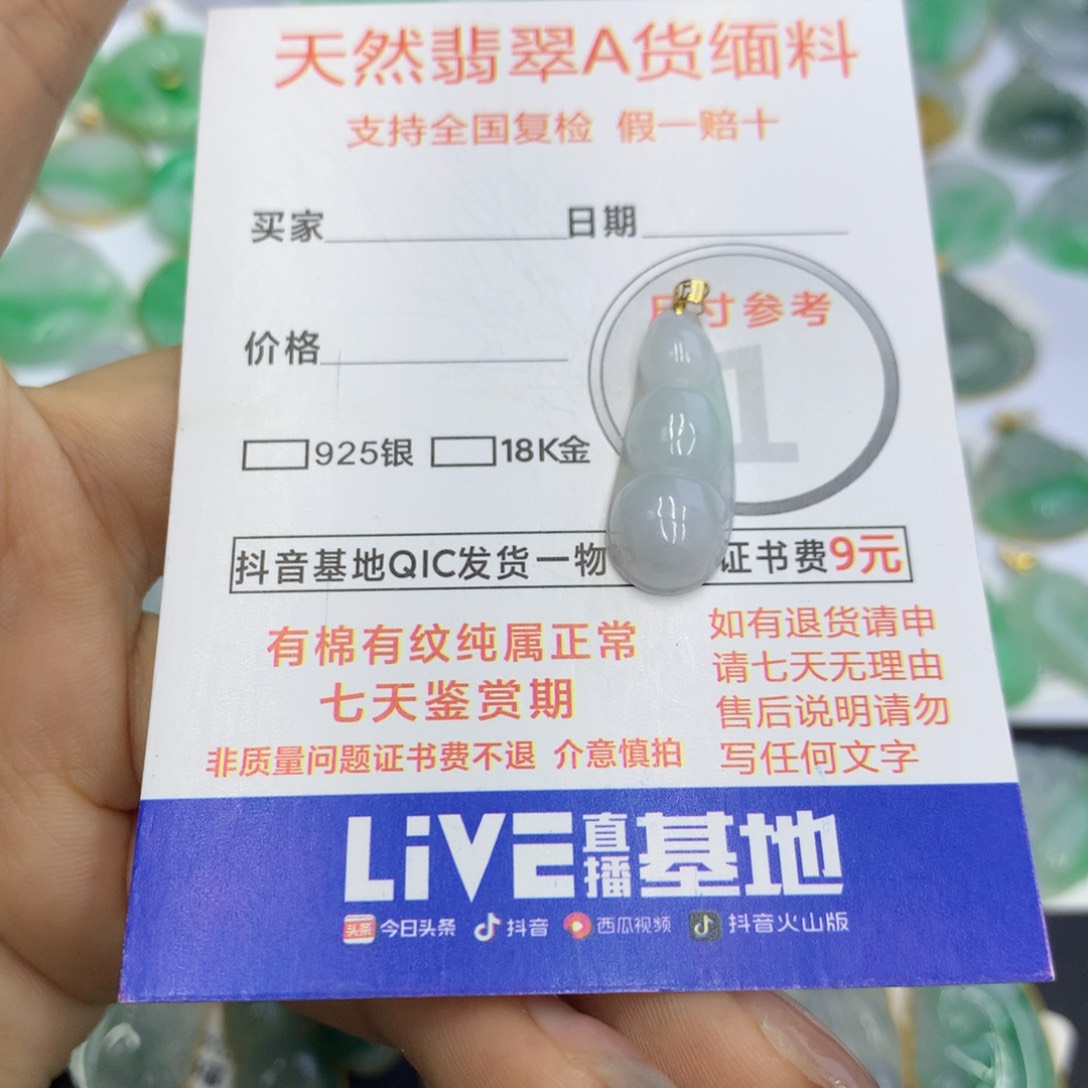 翡翠颈饰未镶嵌翡翠