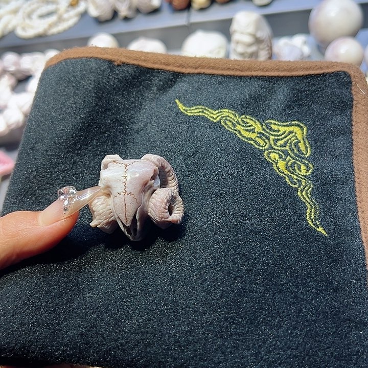 鹿骨把件鹿骨鹿角