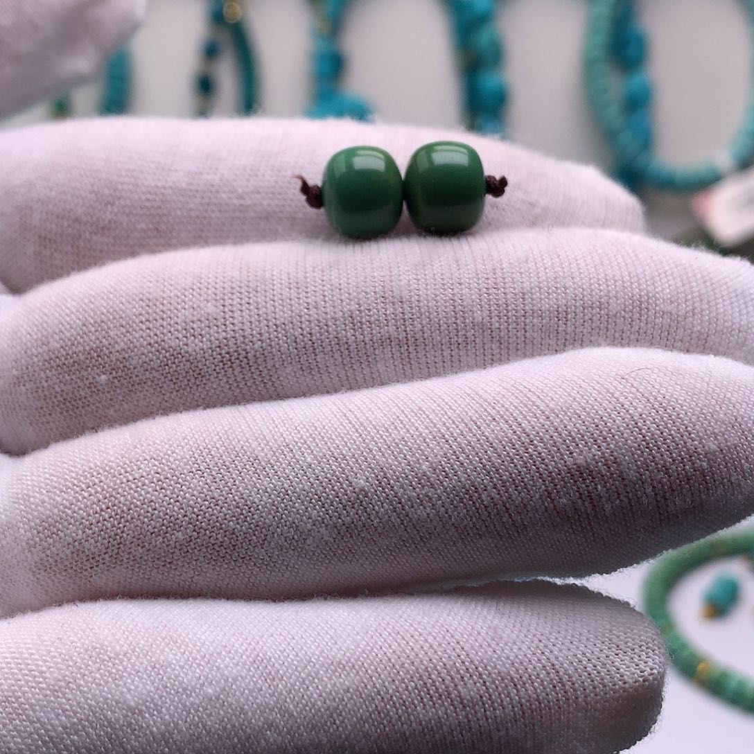 绿松石未镶嵌珠宝奇石卡8.8