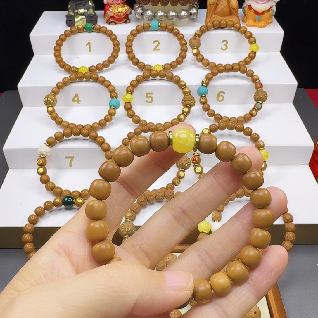 胖***恼猴头核桃吊坠猴头手串