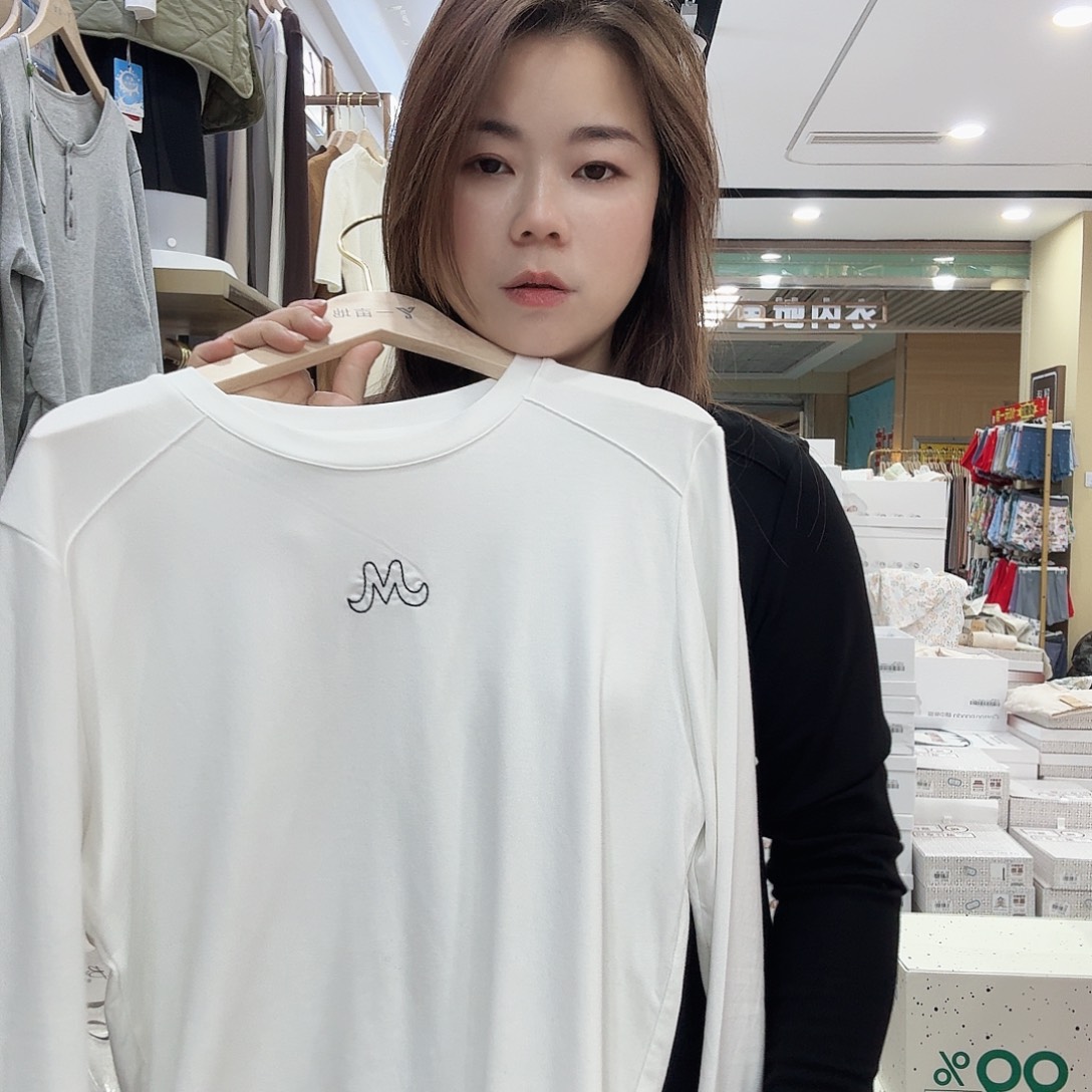 棉2622彩色磨毛打底衣