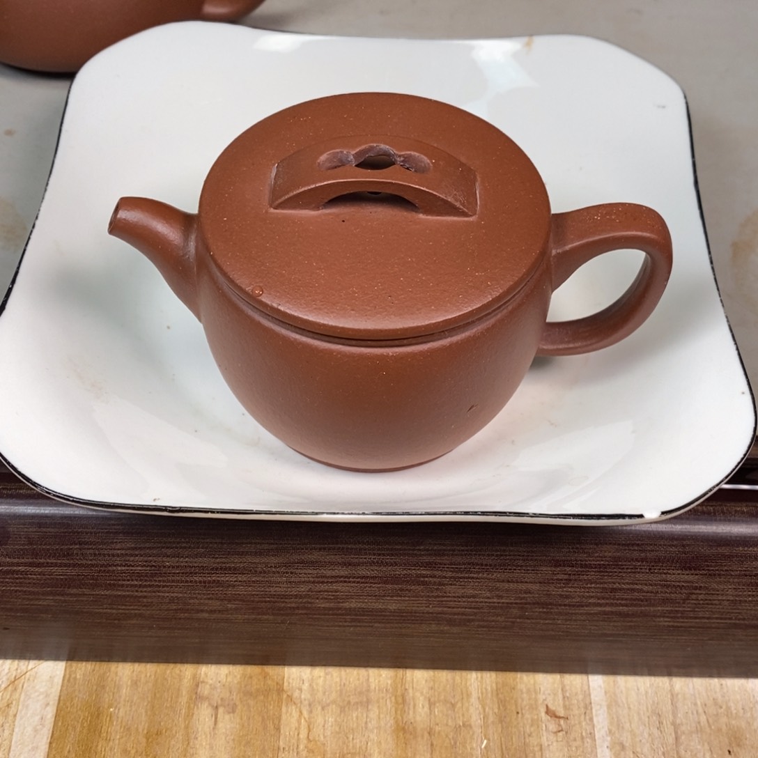 紫砂茶壶快*宜兴紫砂半手工200汉瓦
