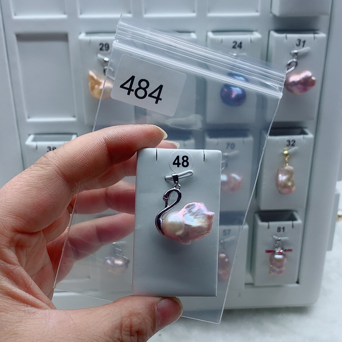 吊坠(不含链)合金淡水珍珠