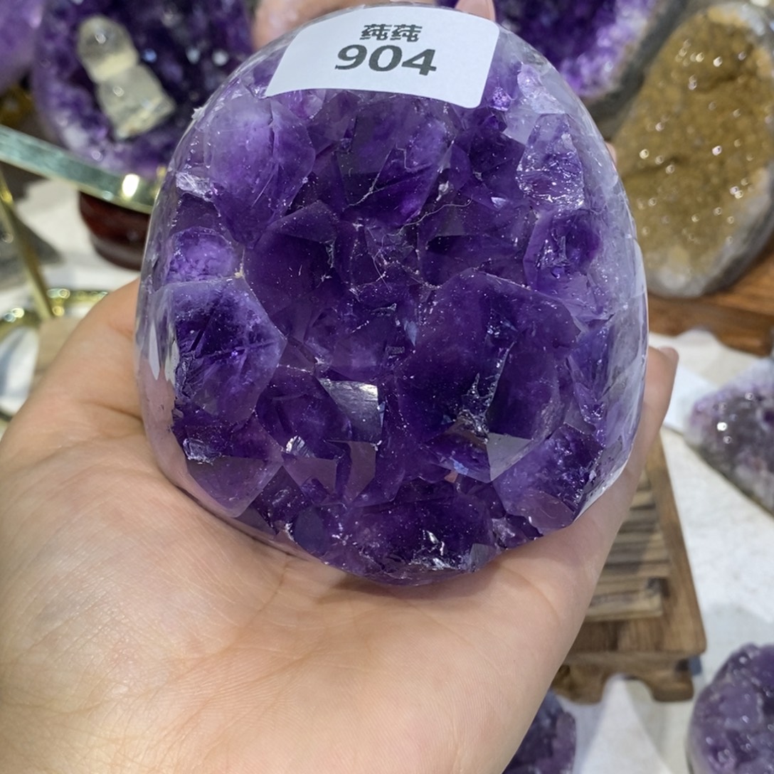 紫晶大型摆件（非配饰）未镶嵌大牙