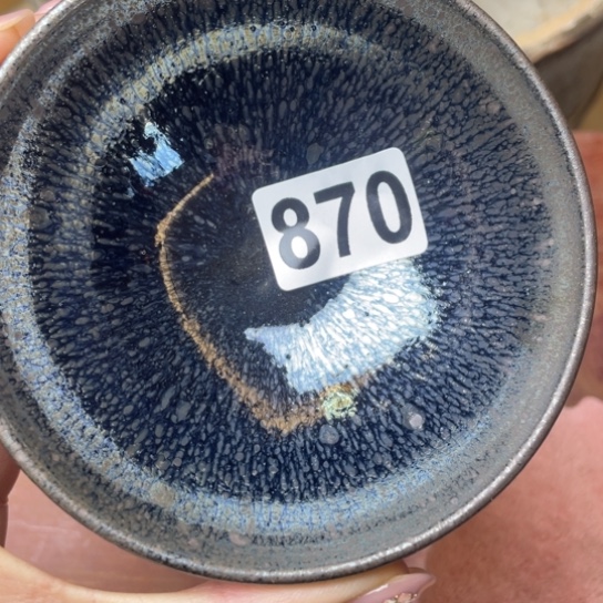 茶盏沐雨茶器柴烧主人杯