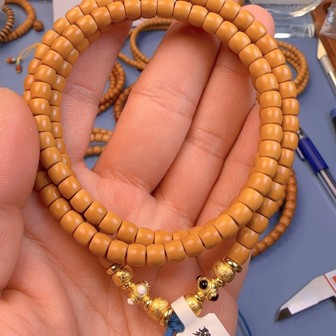 橄榄核手串核尖直切尺寸5.8ss