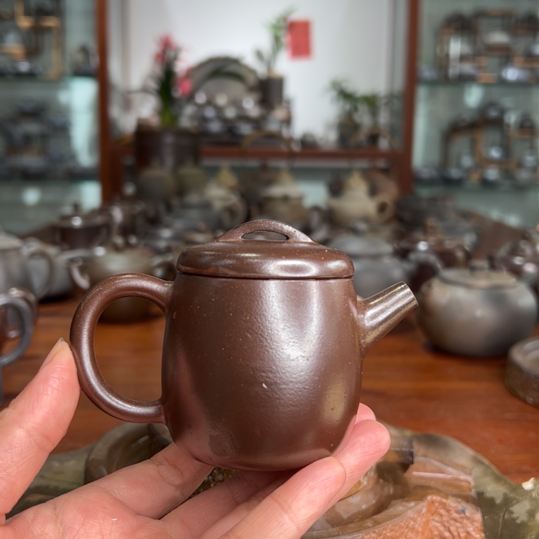 贵台龙窑柴烧茶壶A19
