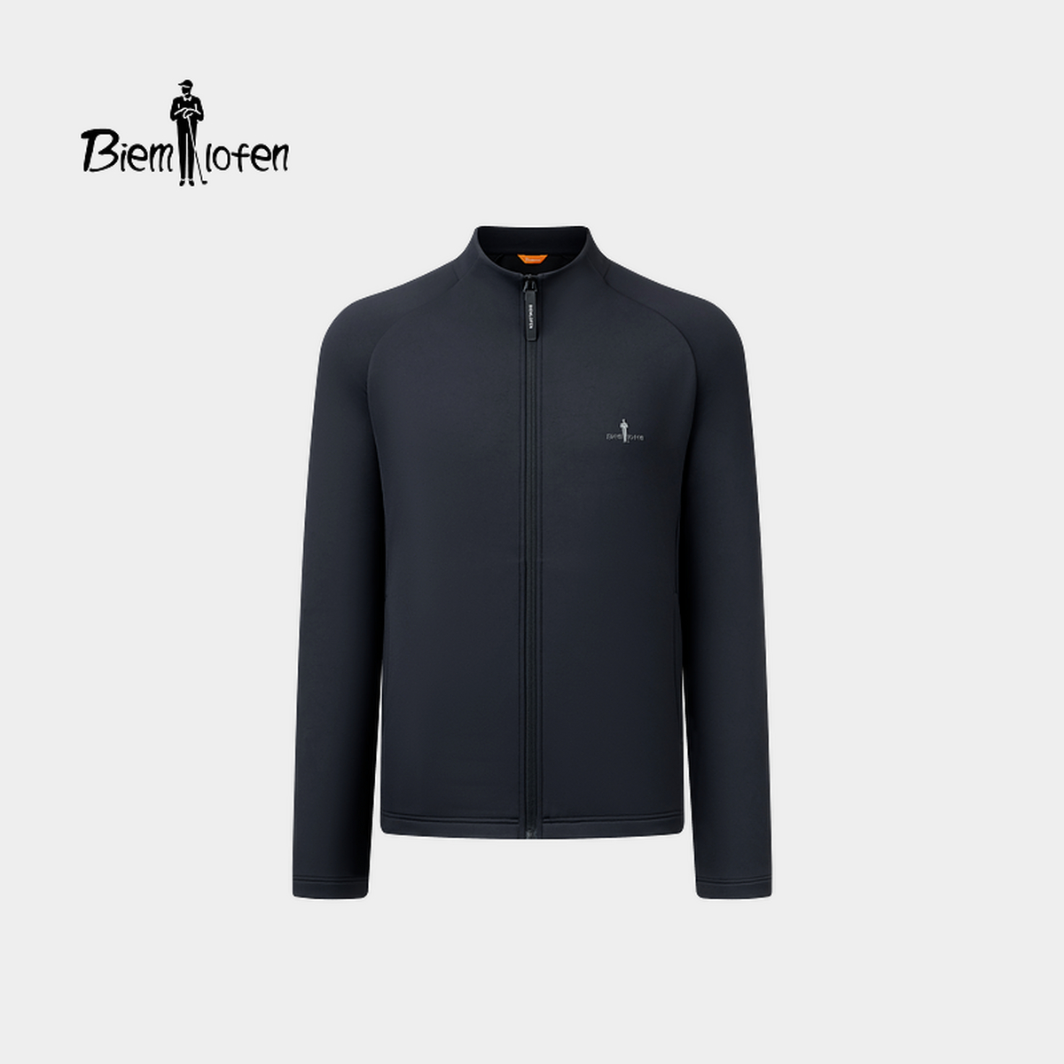 【轻石面料】比音勒芬2025秋冬新款男士轻量保暖立领针织夹克外套