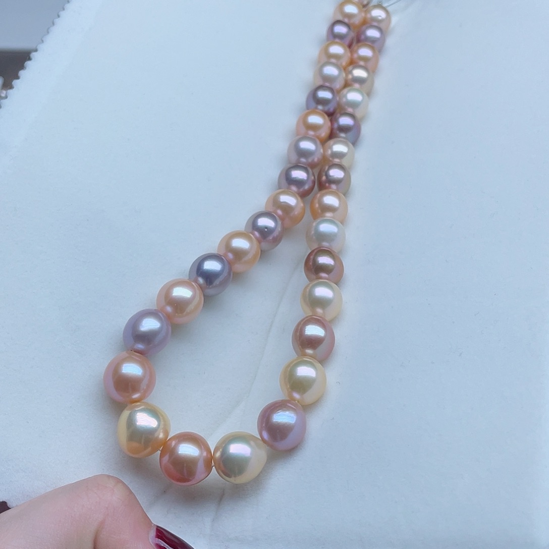 淡水珍珠颈饰银S925镶嵌