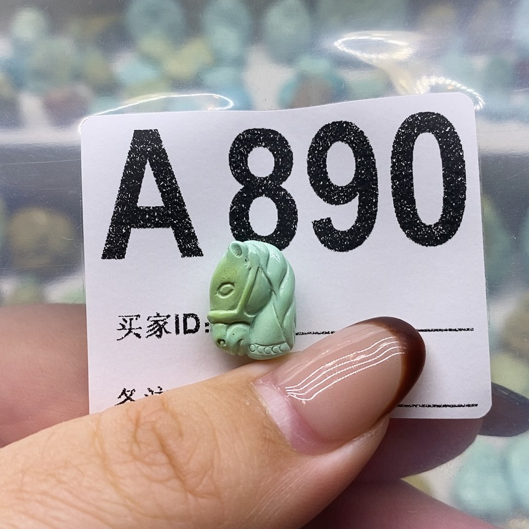 绿松石未镶嵌绿松石配饰定制