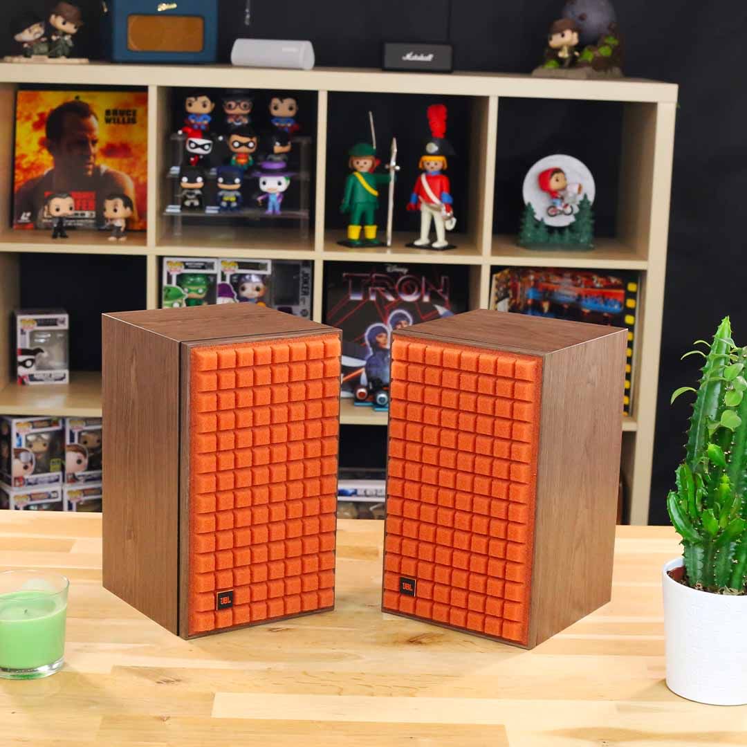 JBLL52HiFi无源书架音箱复古专业二分频高保真发烧级低音炮音响