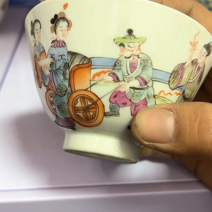 摆件瓷器材料啊白努力