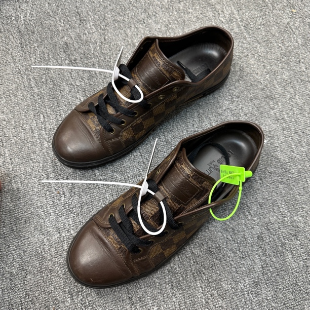 95新 LouisVuitton/路易威登 板鞋/阳/41码/格子板鞋 