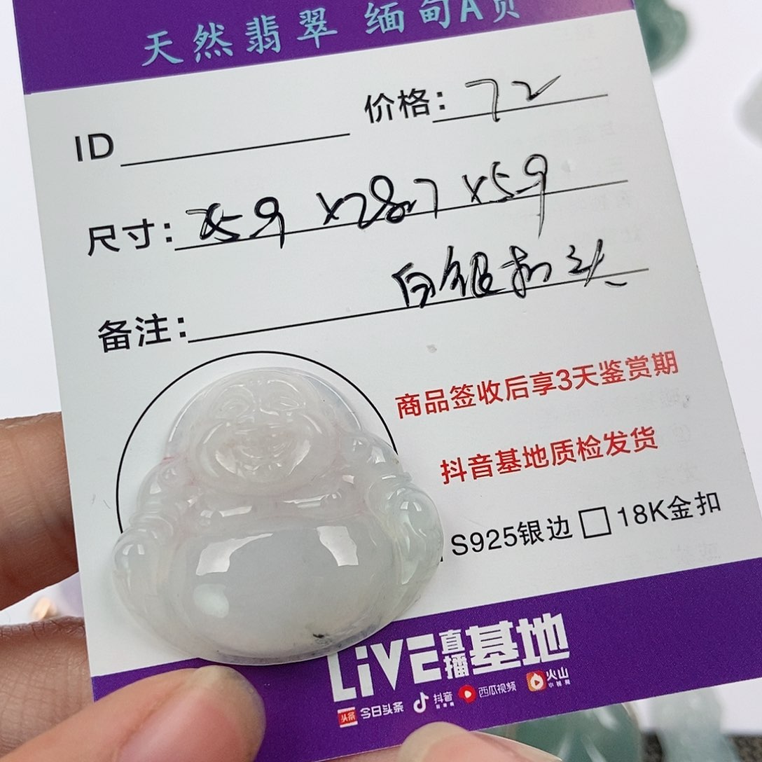 翡翠颈饰未镶嵌翡翠