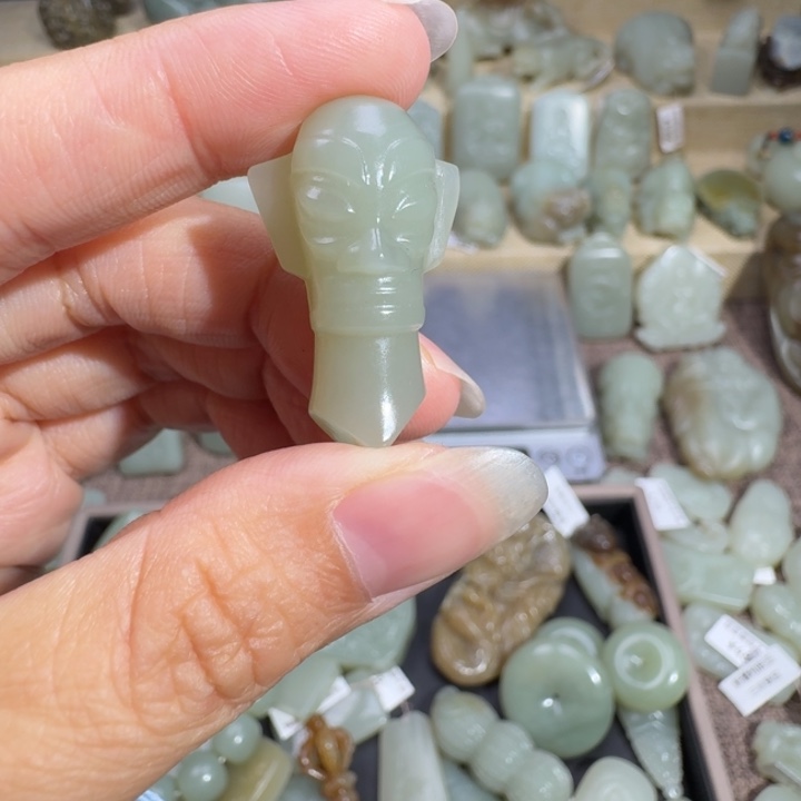 和田玉吊坠(不含链)未镶嵌