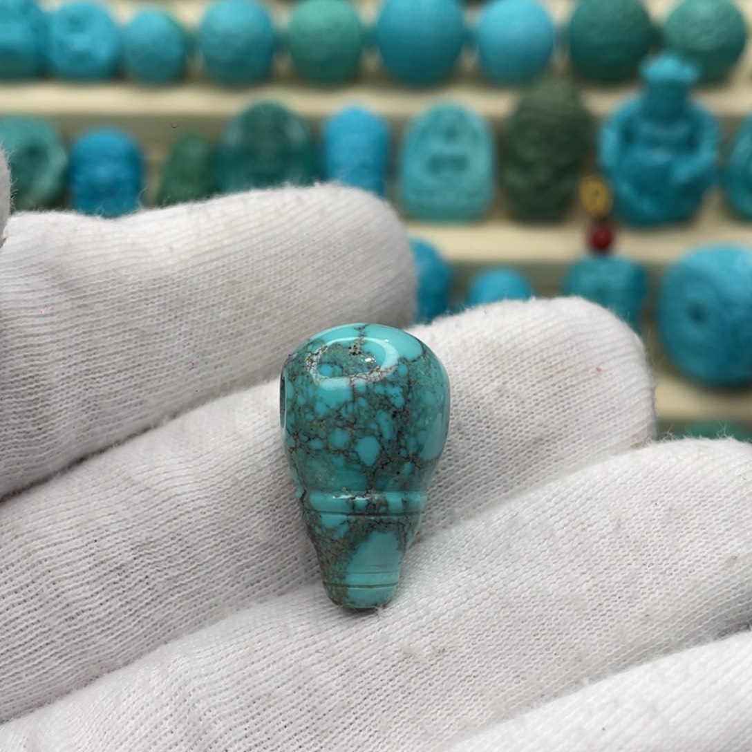 绿松石未镶嵌颈饰卡13.5-23.5