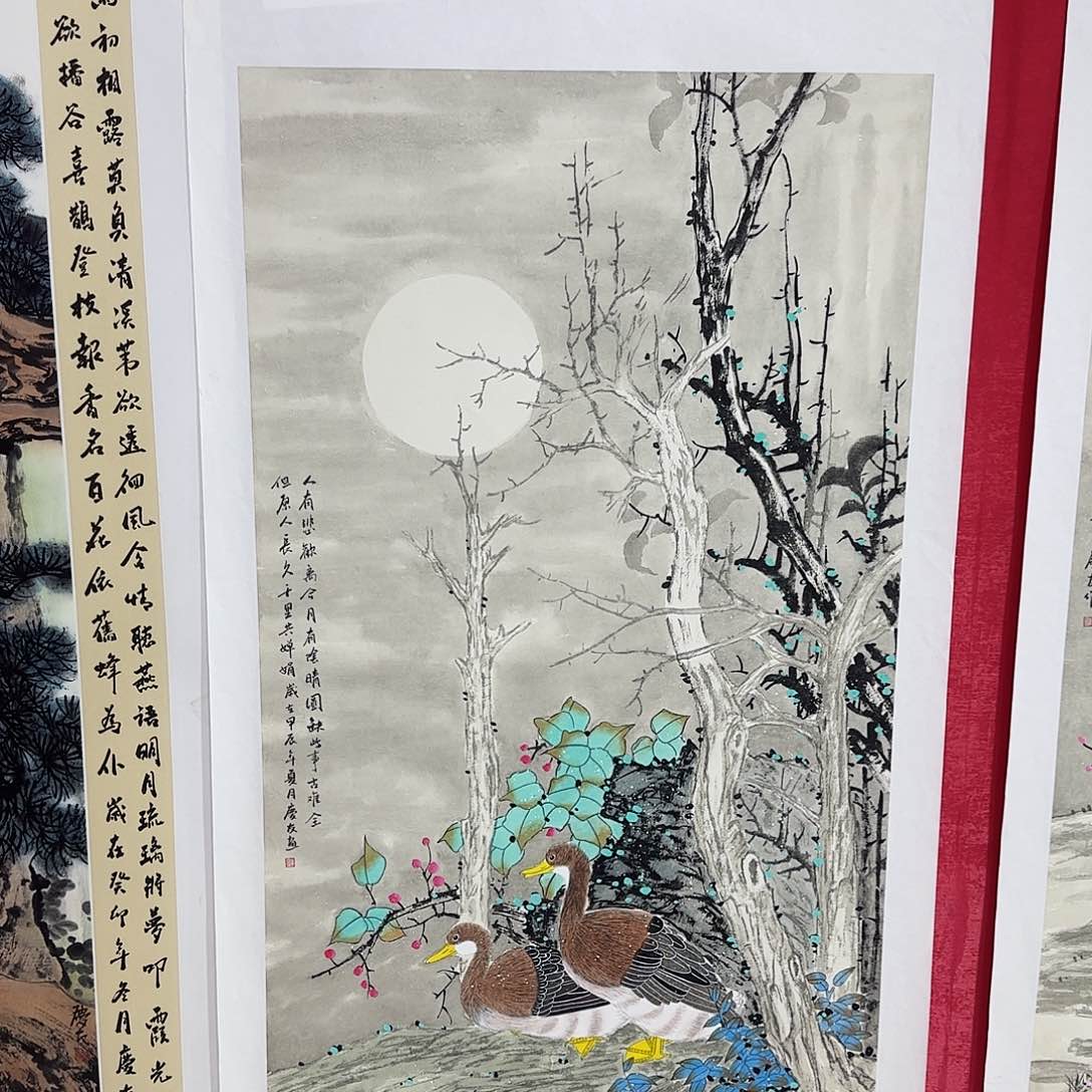 国画精品花鸟系列李老师作品