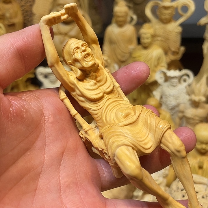 黄杨木黄杨木伸腰罗汉