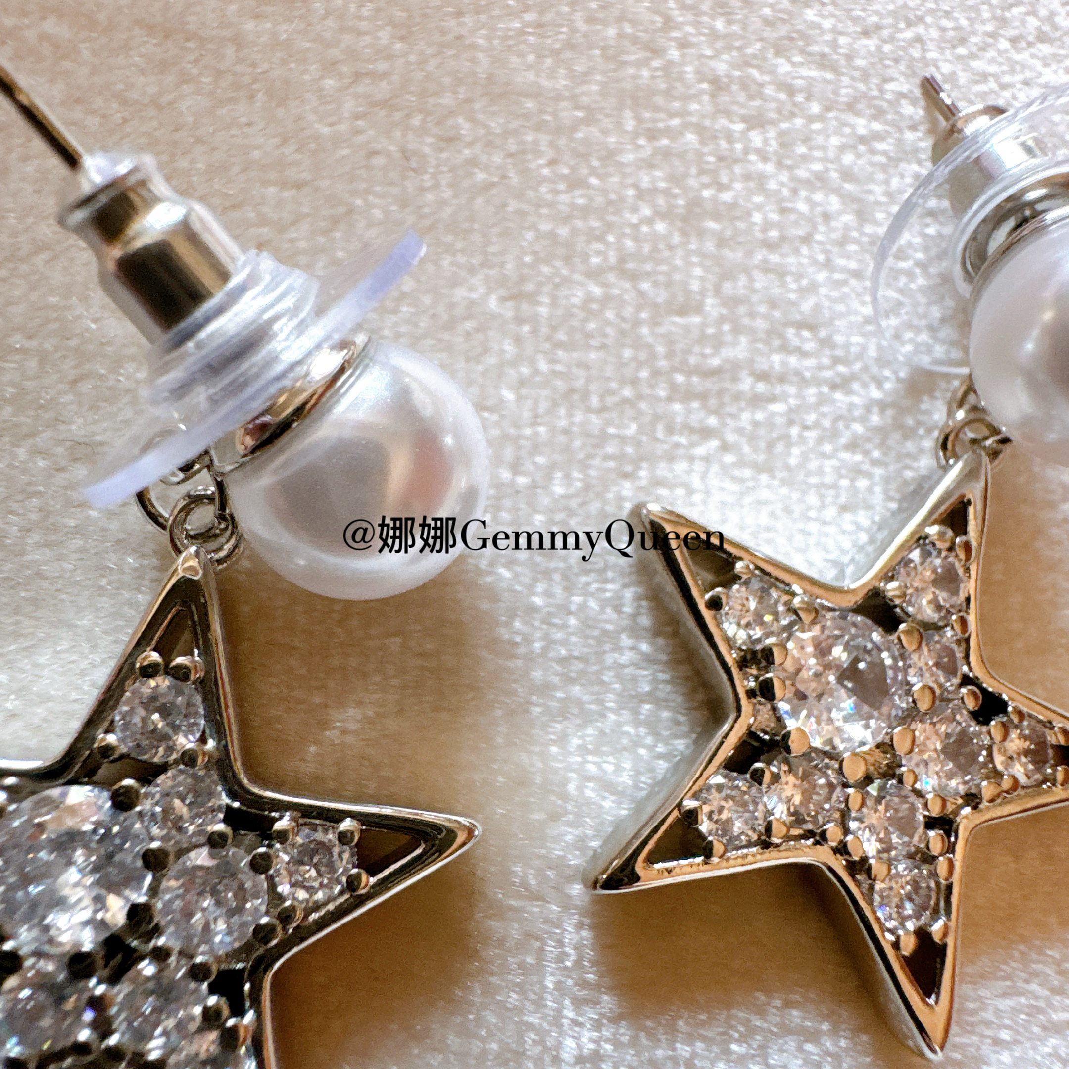 铜合金合成锆石耳饰 娜娜GemmyQueen耳环GQ08455