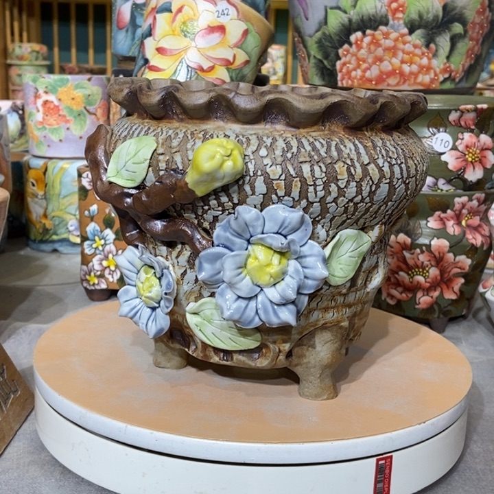 红陶景德镇艺术手绘作品