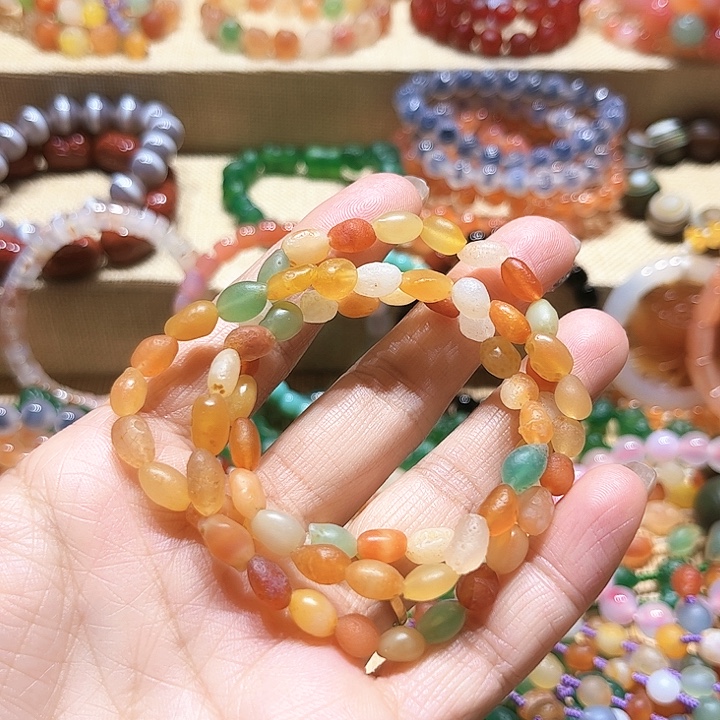玛瑙/玉髓未镶嵌手链