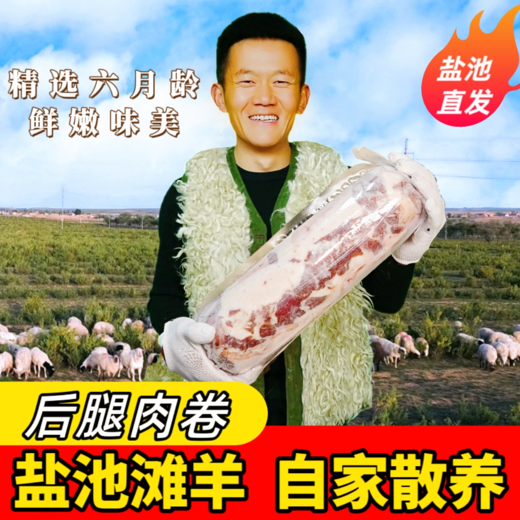盐池滩羊久尝盐池滩羊【羔羊肉卷】家庭聚会装