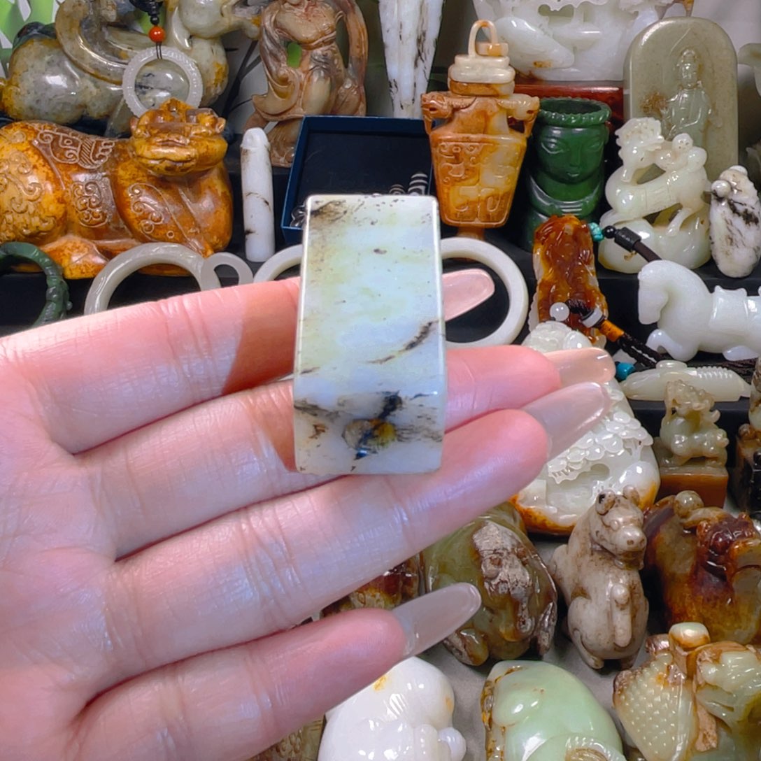 和田玉挂件未镶嵌15