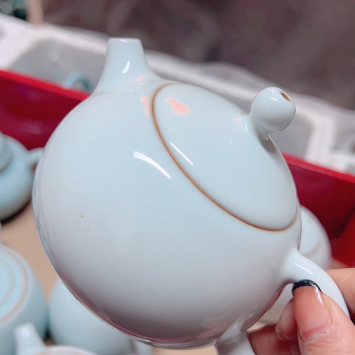 杯汝瓷原产地生产瑕品