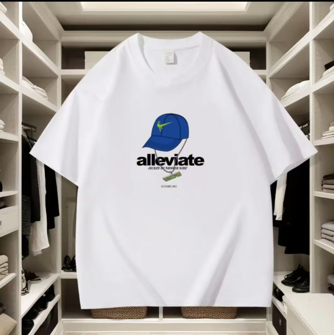 【一折粉丝福利】潮牌短袖印花T恤宽松夏季男女同款