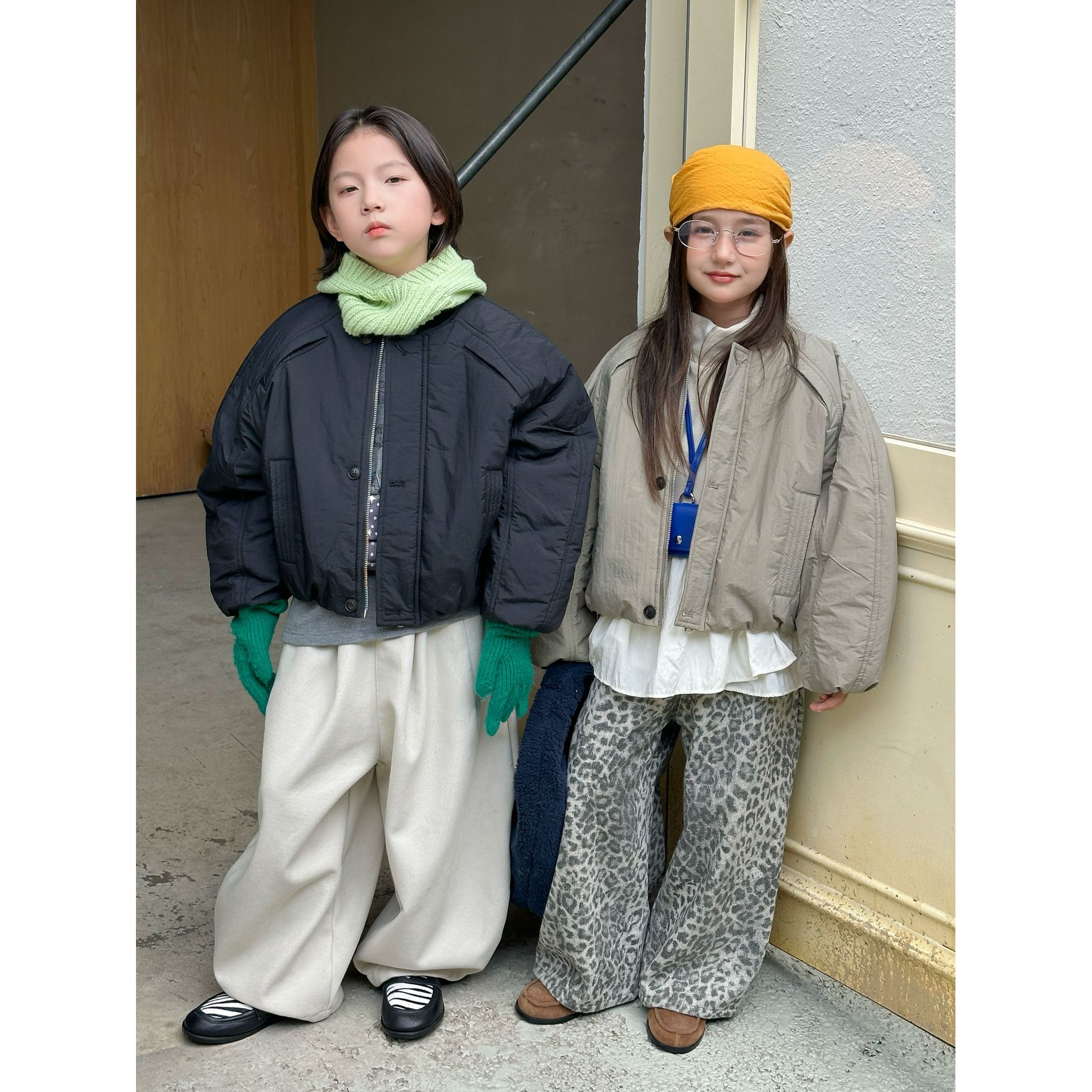 in 爱:mx25冬季韩版儿童潮牌飞行服棉衣儿童短款机车保暖棉衣1060