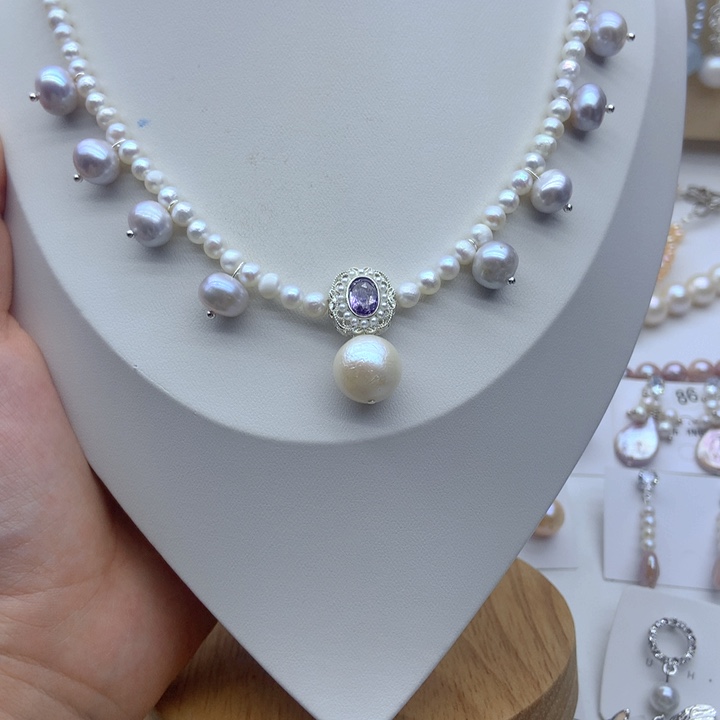 颈饰未镶嵌淡水珍珠