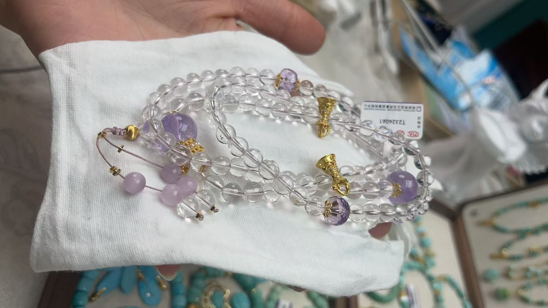 雅致家手工百搭水晶原创多圈（多样性发其一）