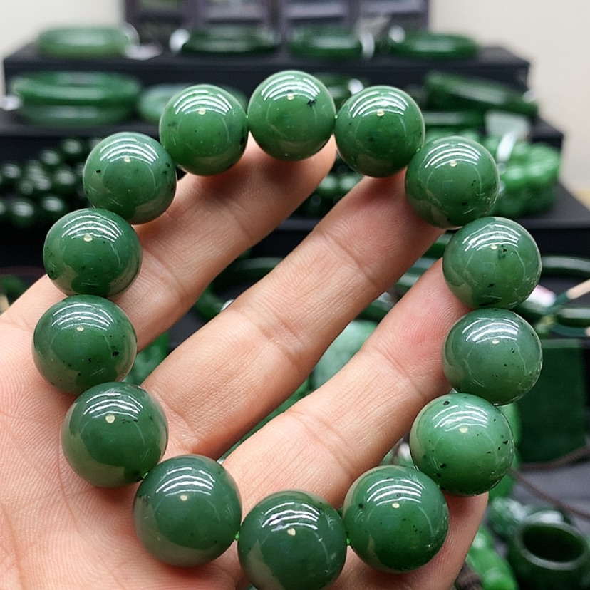 【闪购商品】和田玉（碧玉）手链未镶嵌