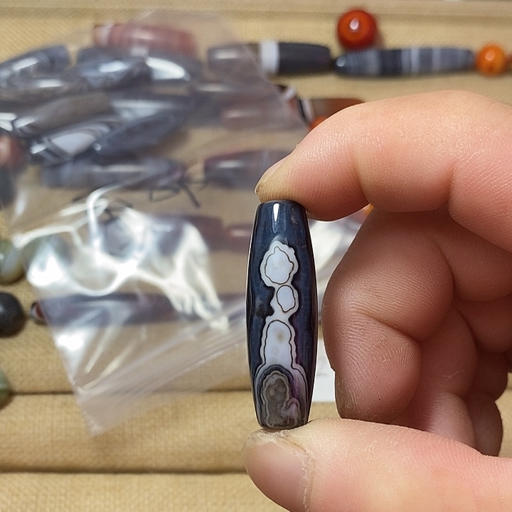 玛瑙/玉髓合金颈饰