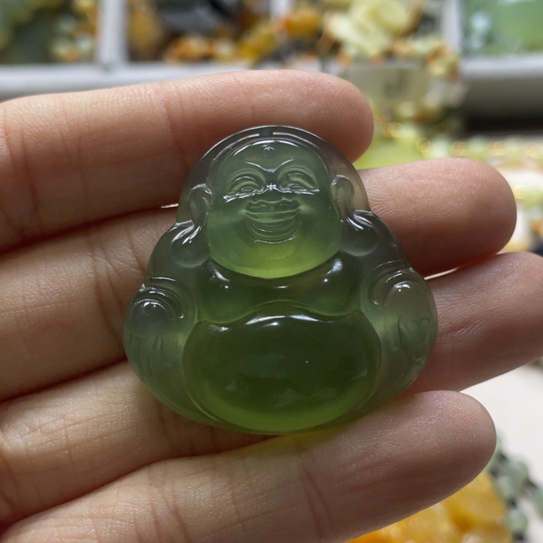 蛇纹石玉颈饰未镶嵌袁*