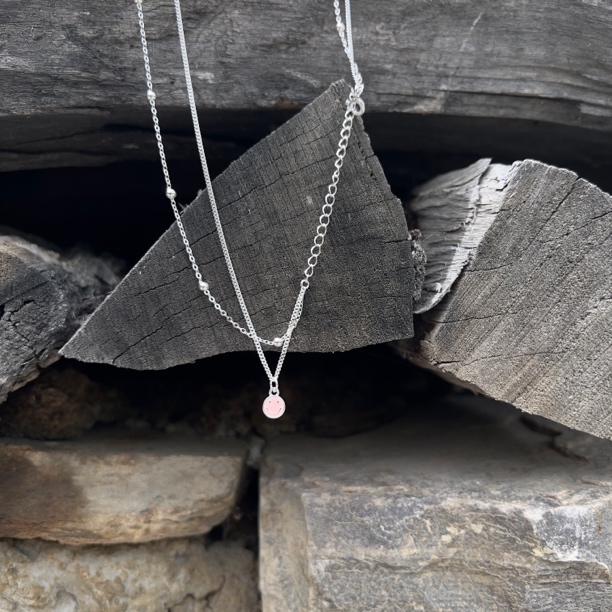 链子925银 925银项链 笑曼  百搭简约精致甜美项链