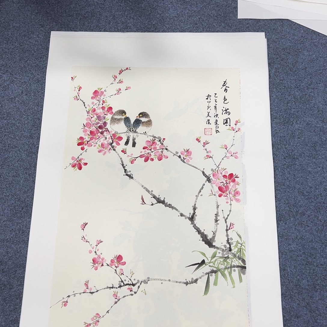 国画国画作品宣纸纯手绘