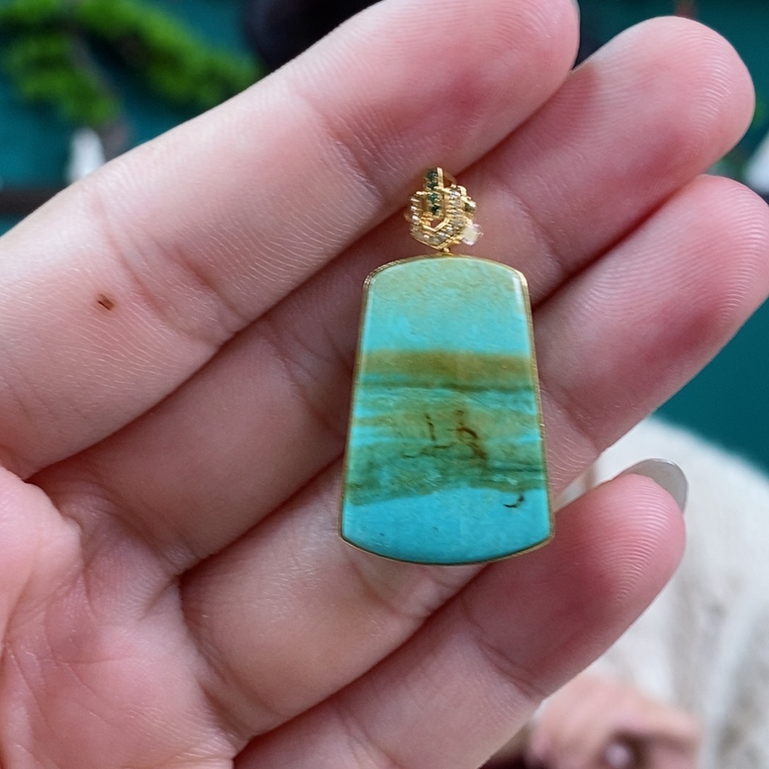 绿松石珠宝奇石未镶嵌