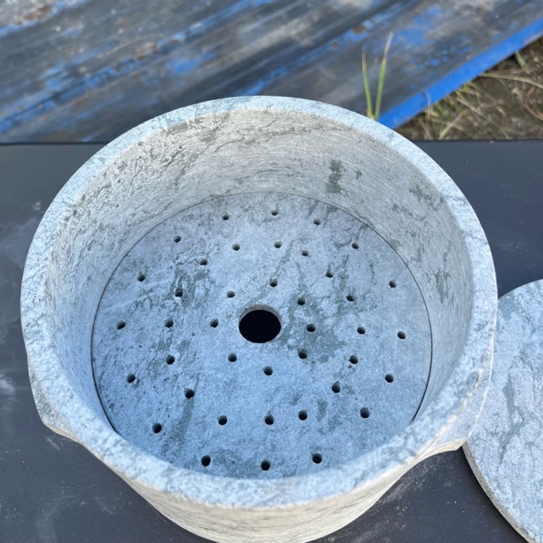 小乐西藏墨脱帮辛乡西登村门巴族特级软皂石蒸炖一体锅