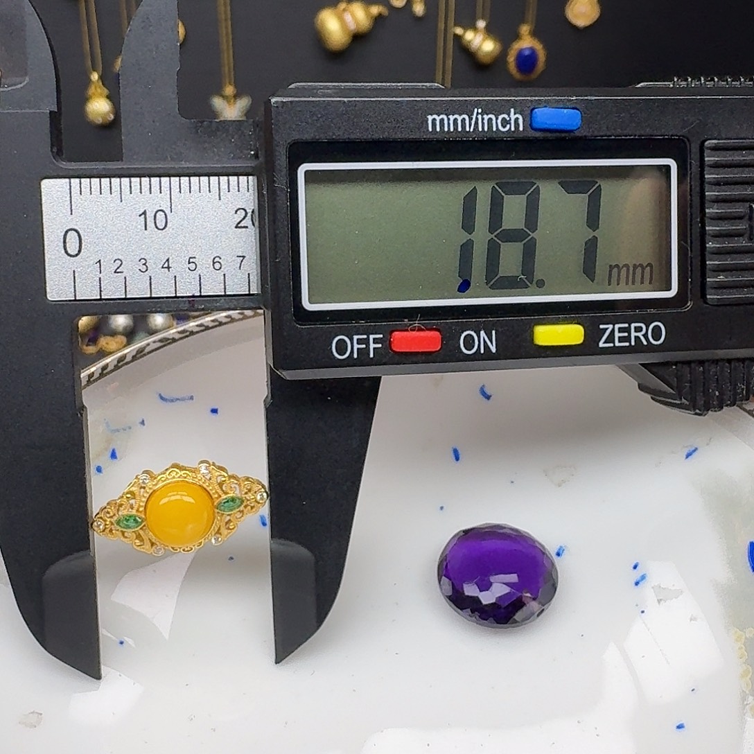 紫晶颈饰银S925镶嵌紫水晶925镶嵌158