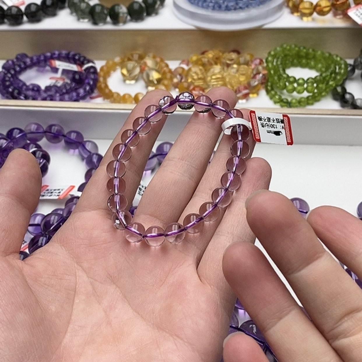 【闪购商品】紫晶手链未镶嵌天然玻利维亚