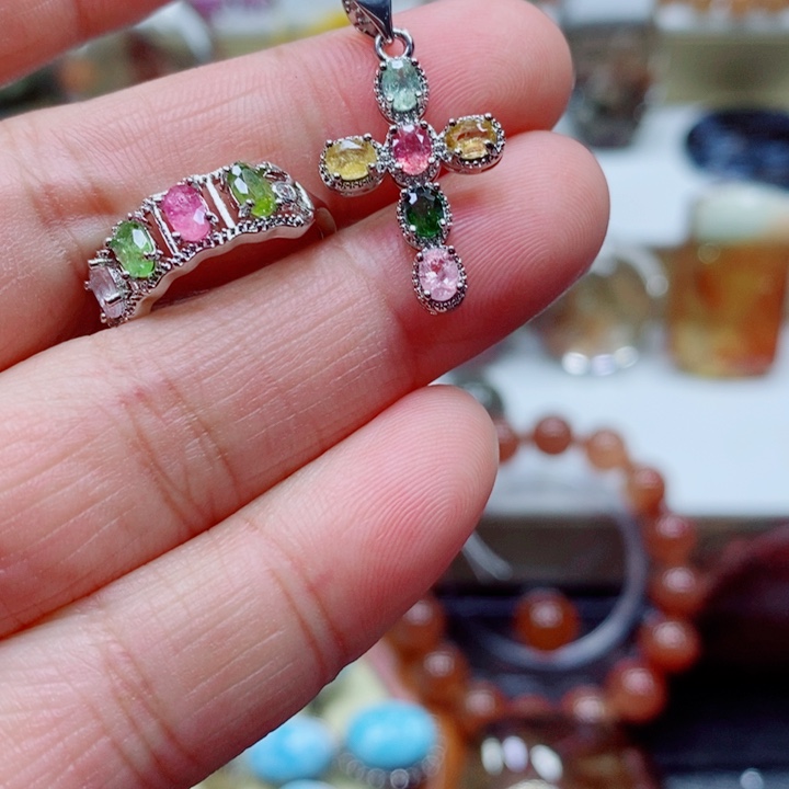 水晶颈饰未镶嵌水晶