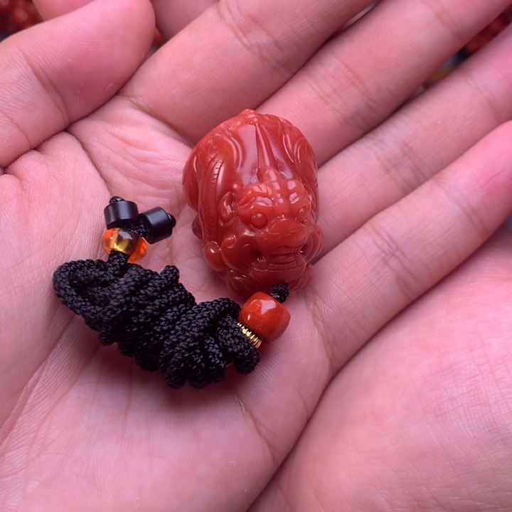 【闪购商品】南红玛瑙配饰未镶嵌卡25mm