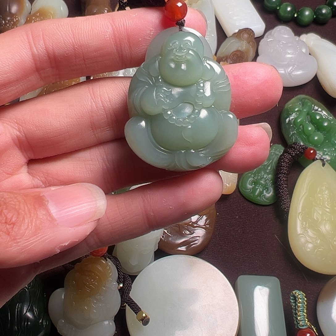 和田玉挂件未镶嵌丞****活