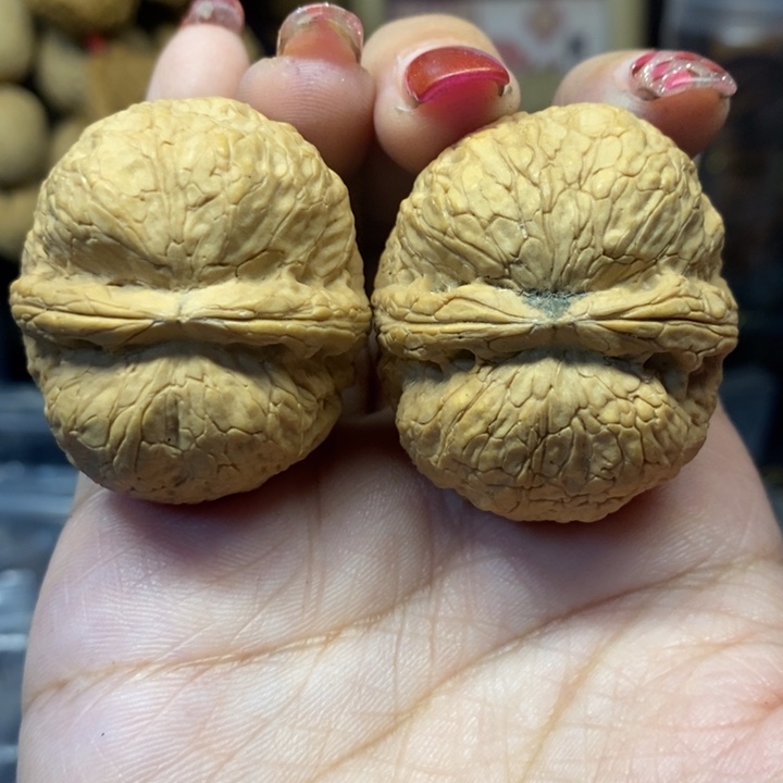 吊坠文玩核桃66寿星头元宝