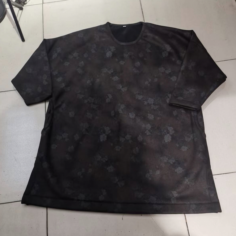 大码女装卡其色小羊绒加绒休闲上衣，衣长99-100。