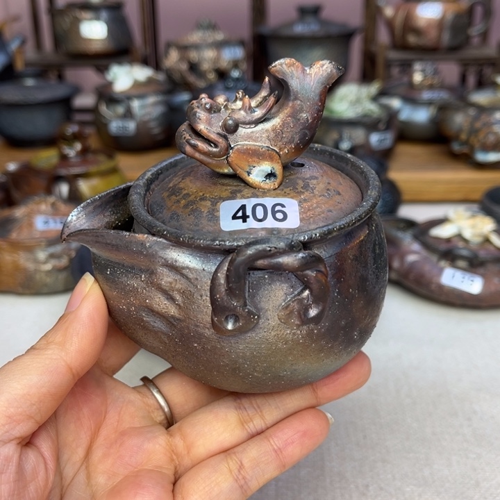 壶裸柴烧陶瓷茶具