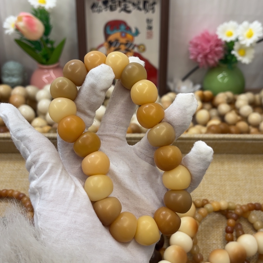 菩提根/象牙果吊坠18干磨瑕疵落地果肠782