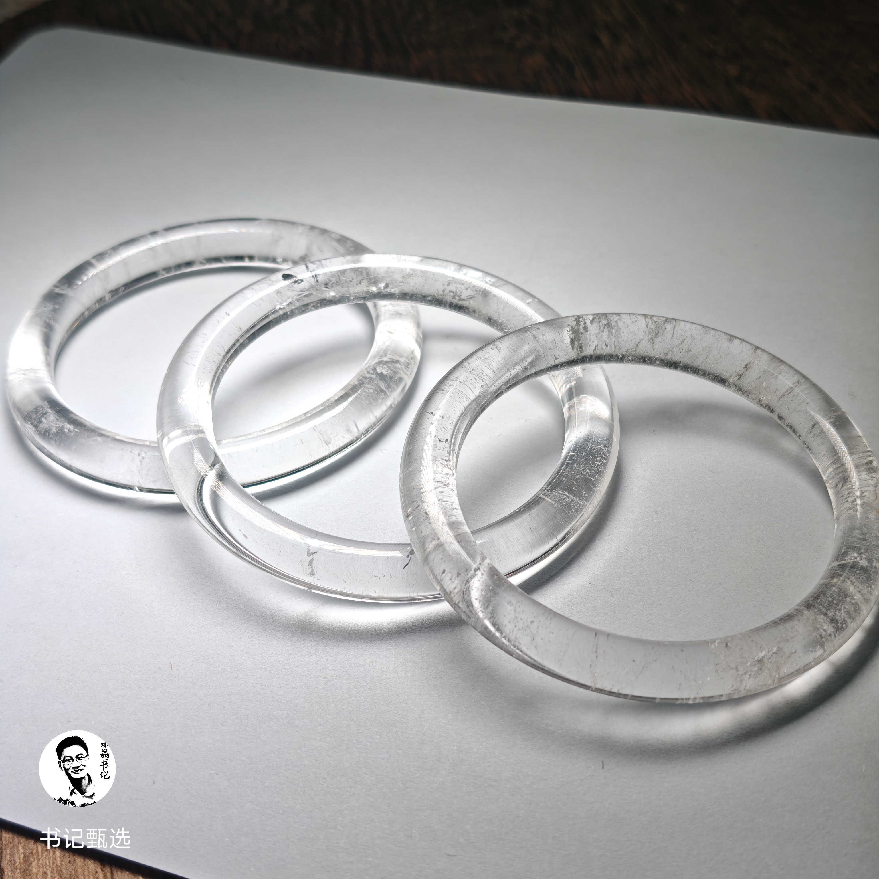 【村有晶品】天然白水晶手镯 多样性发一件 004-012GDJY