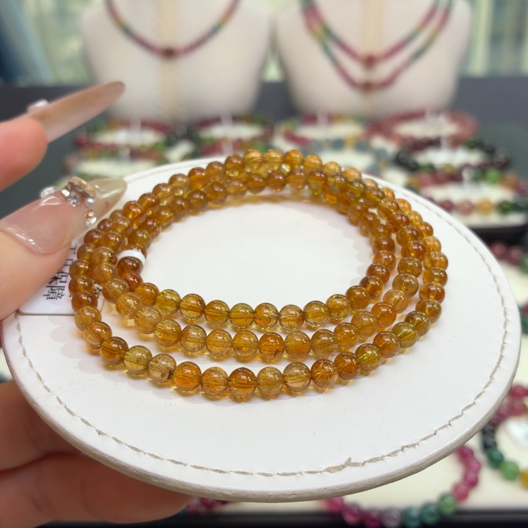 未镶嵌碧玺手链A5